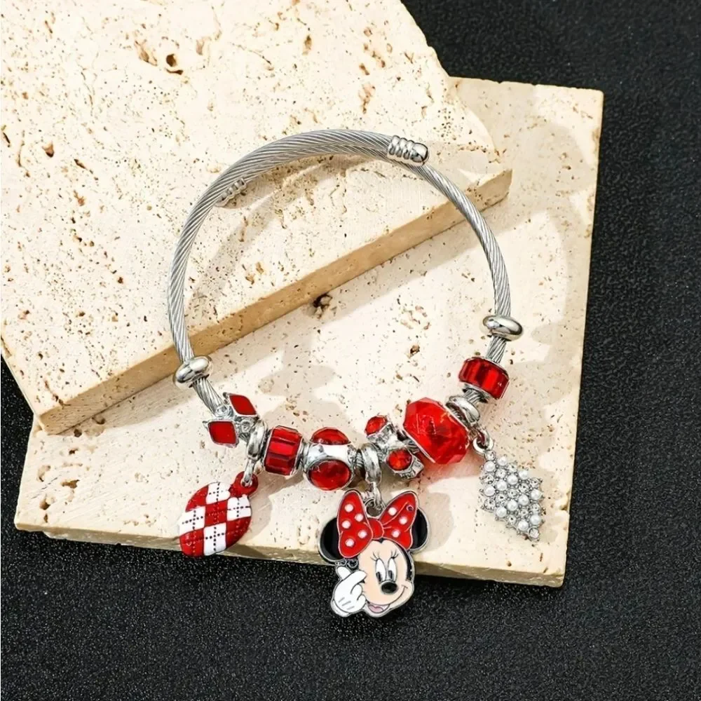 Disney Minnie Mouse Charm Bracelet